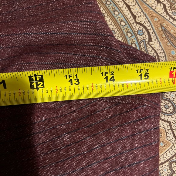 Zara Trafaluc One-piece Layered Light Blue and Brown Blouse - Picture 9 of 12